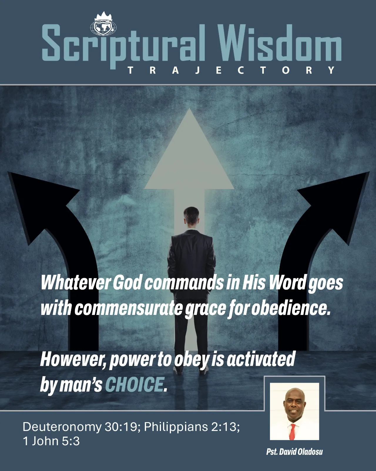 Day 106 - Deuteronomy 30:19; Philippians 2:13; 1 John 5:3