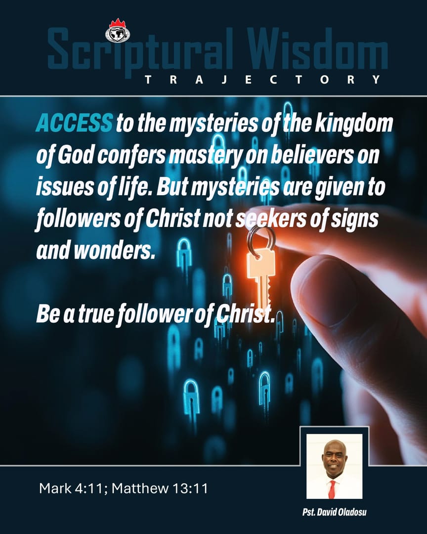 Day 111 - Mark 4:11; Matthew 13:11