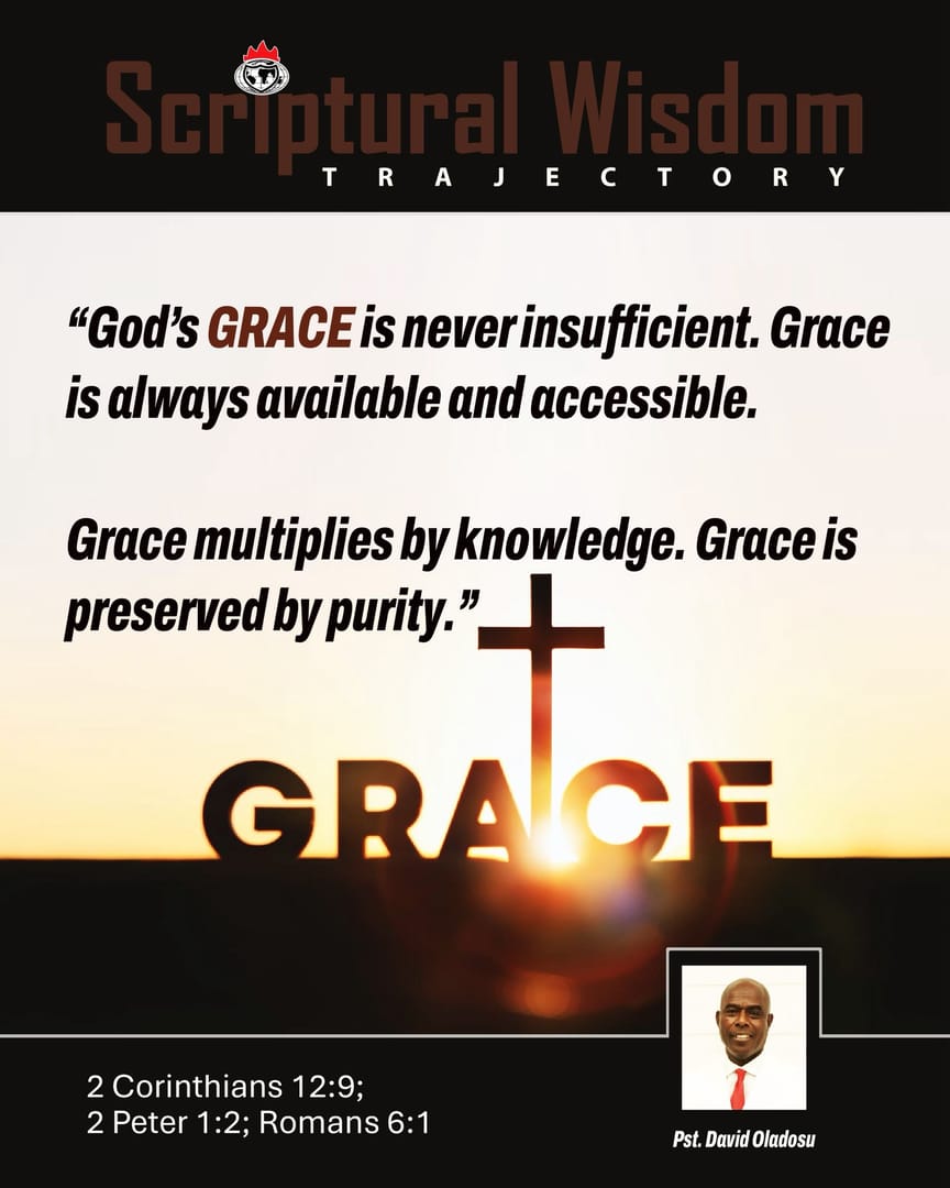 Day 118 - 2 Corinthians 12:9; 2 Peter 1:2; Romans 6:1
