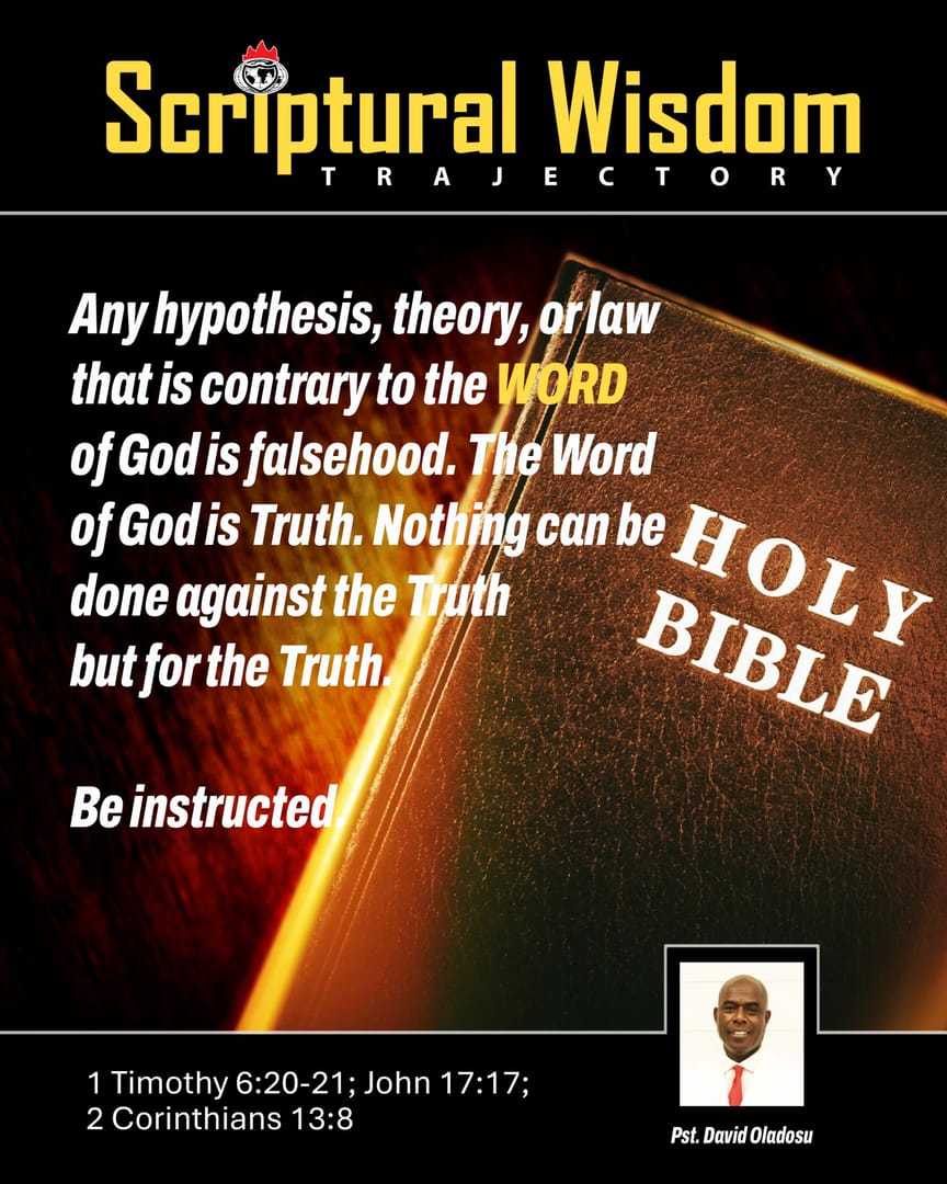 Day 120 - 1 Timothy 6:20-21; John 17:17; 2 Corinthians 13:8