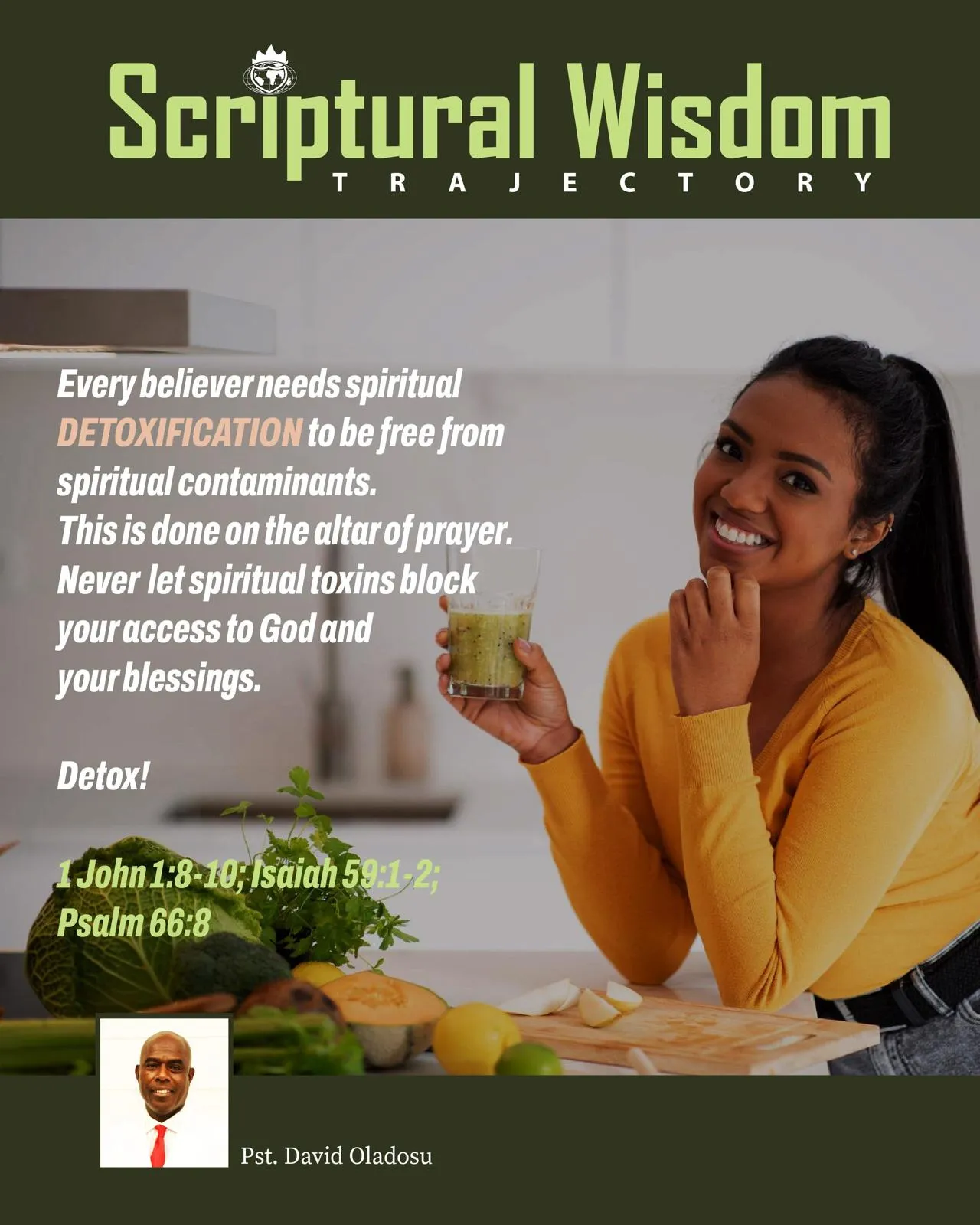 Day 15 - 1 John 1:8-10; Isaiah 59:1-2; Psalm 66:8