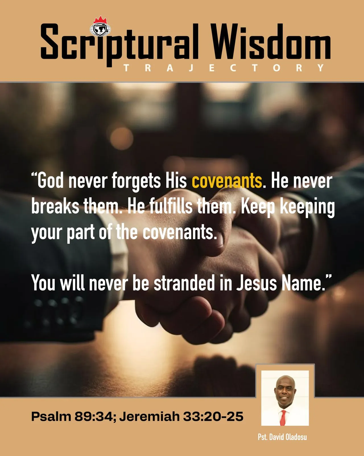 Day 163 - Psalm 89:34; Jeremiah 33:20-25