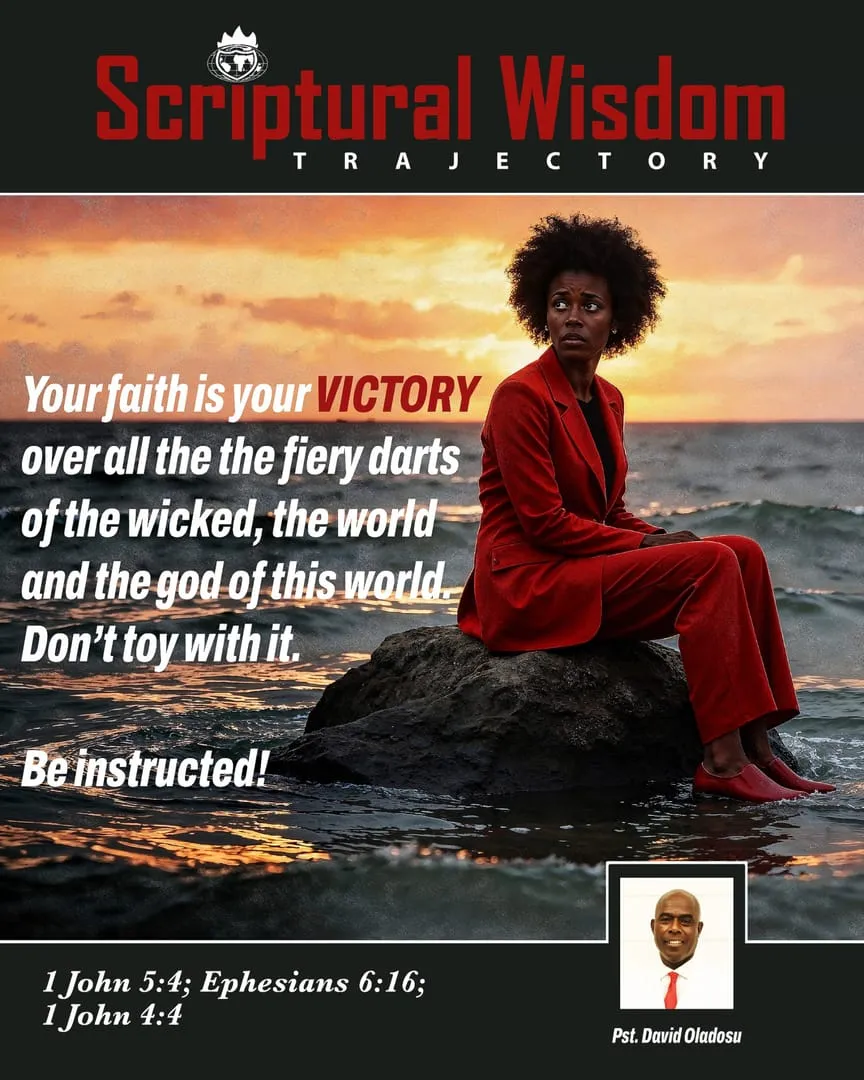 Day 39 - 1 John 5:4; Ephesians 6:16; 1 John 4:4