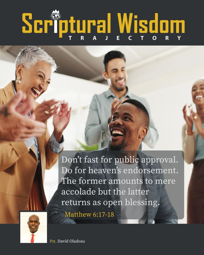 Day 5 - Matthew 6:17-18