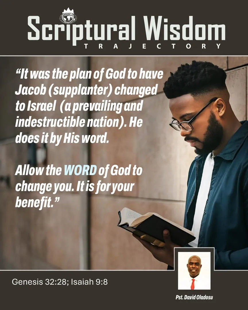 Day 64 - Genesis 32:28; Isaiah 9:8