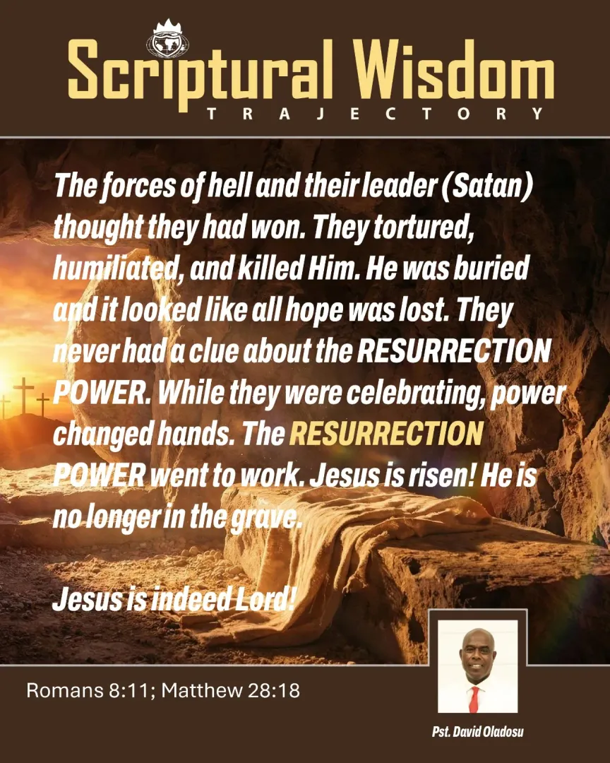 Day 92 - Romans 8:11; Matthew 28:18